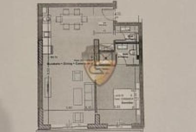 Apartament cu 2 camere semidecomandat, mobilat în Nord - 13