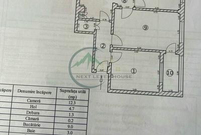 Apartament cu 3 camere circular, mobilat în Vlahuță - 9