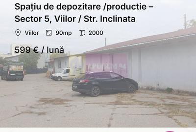 Spațiu industrial, de 90 mp, în Viilor