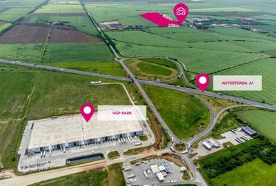 Teren cu PUZ ideal pentru parc logistic ?i de servicii - 1
