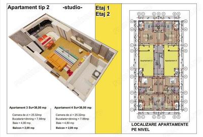 Sanandrei - Parcela bloc cu autorizatie de construire - P+2E - 8