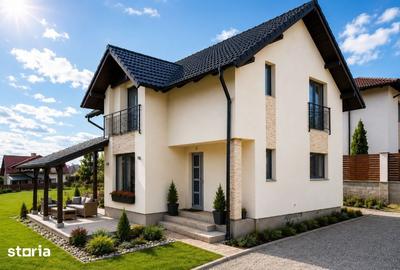 Casă cu 4 camere cu Teren 500 Mp în Corunca - 1