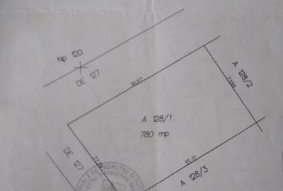 Teren de 780 mp, în 23 August - 2