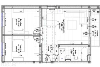 Apartament cu 3 camere în Central - 2