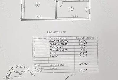 Apartament cu 2 camere decomandat în Central - 4