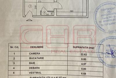 Garsonieră decomandată, mobilată în Aviației - 15