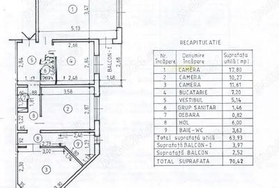 Apartament cu 3 camere decomandat în Cug - 1