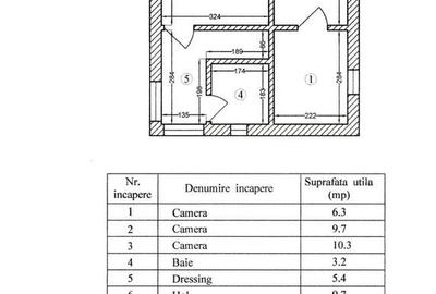 Casă cu 4 camere în Vârteju