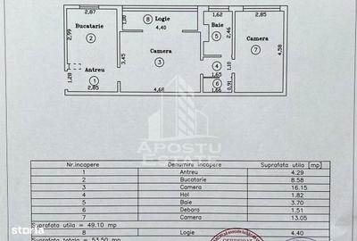 Apartament cu 2 camere semidecomandat, mobilat în Circumvalațiunii - 4