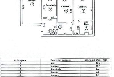 Apartament cu 3 camere decomandat, mobilat în Lipovei - 15
