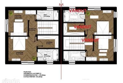 Casă cu 4 camere cu Teren 207 Mp în Central