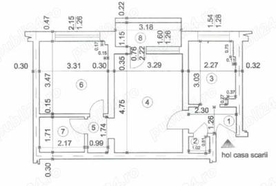 Apartament cu 2 camere în Sud