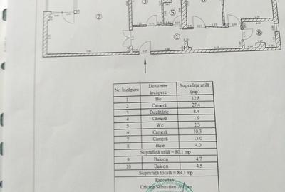 Apartament cu 3 camere decomandat, mobilat în Vlahuță - 3