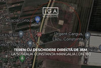 Teren cu deschidere directa la soseaua Constanta-Mangalia ( DN 39 )
