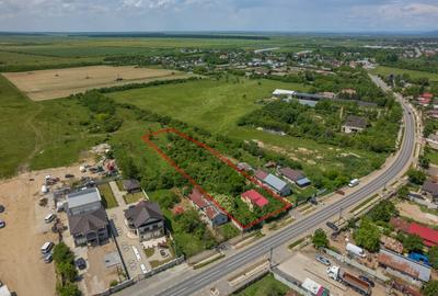 BILCIURESTI - TEREN CONSTRUCTII 3294 MP, FRONT 21 M ! - 3