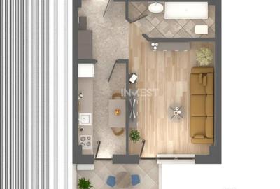 Garsonieră decomandată în Nicolina - 8