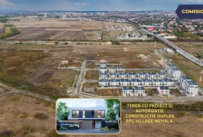 Teren 440 mp, cu autorizatie duplex, strada asfaltata, Mehala, Comision 0 - 13