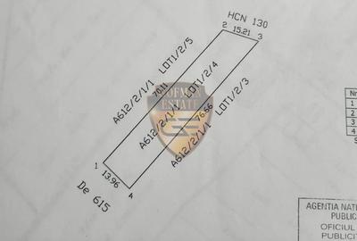 Vanzare teren 1025 mp, zona Jumbo