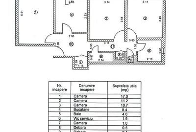 Apartament cu 3 camere decomandat în Drumul Taberei - 9