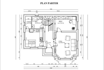 PAULESTI - vila 2024 la cheie ,  P+1E, Sc-174m - 220000 euro - 2