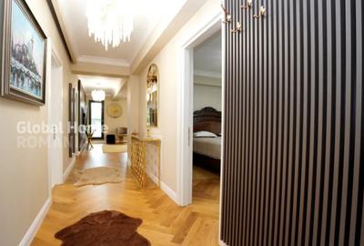 Apartament cu 3 camere semidecomandat, mobilat în Băneasa