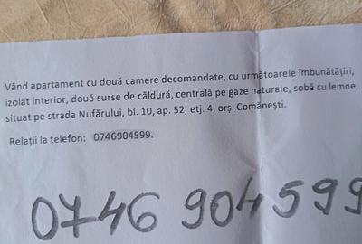 Apartament cu 2 camere decomandat în Coman - 1