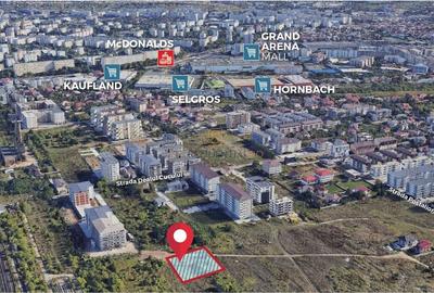 Teren de vanzare 592 mp, zona Grand Arena Mall - Postalionului, Sect 4 - 5