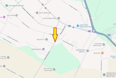 Teren de 2500 mp, în Dragomirești-Deal