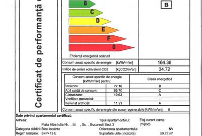 Apartament cu 2 camere decomandat în P-ța Alba Iulia - 16