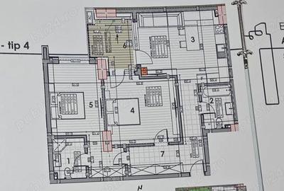 Apartament cu 3 camere în Energia