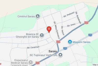 Teren Construcții intravilan de 1000 mp, în Saraiu
