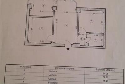Apartament cu 2 camere decomandat în Tomis II - 2