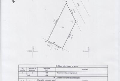 Teren Comuna Berceni 484mp - 2