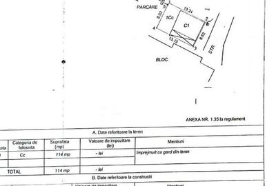 Casă cu 2 camere cu Teren 114 Mp în Republicii - 1