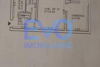 Apartament cu 2 camere în Alexandru cel Bun