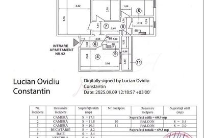 Apartament cu 3 camere decomandat în Rahova - 17
