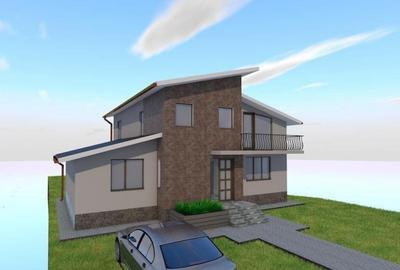 Casa individuala, 190mp, 5 camere, 4 bai, 800mp teren, Luna - 18