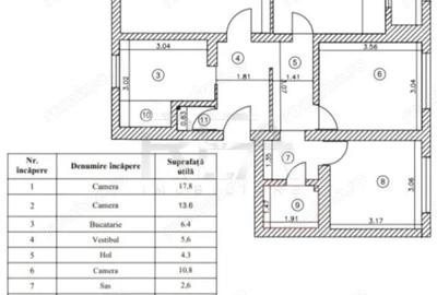 Apartament cu 4 camere decomandat, mobilat în Păcii - 2