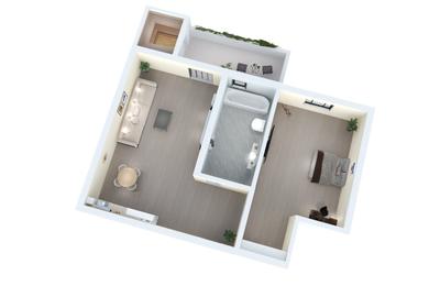 Apartament 2 camere cu balcon, lift și parcare inclusă - 2