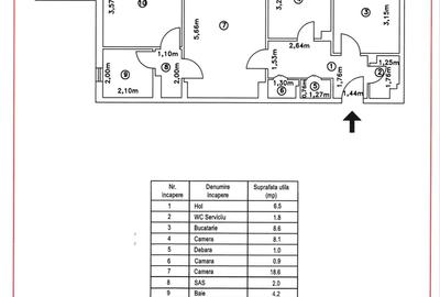 Apartament cu 3 camere semidecomandat, mobilat în Ghencea - 2