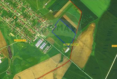 Teren extravilan Alunis-Arad. 92.700 mp Inchiriere pt parc fotovoltaic - 8