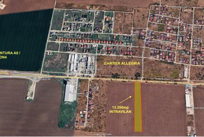 OCAZIE 13.286mp teren intravilan A0/DN4 Popesti Leordeni, gaze, curent - 3