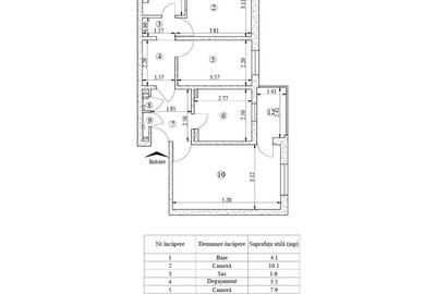 Apartament cu 3 camere decomandat în Alexandru cel Bun - 8