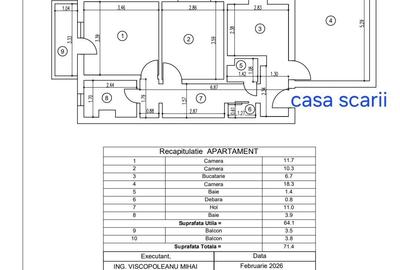 Apartament cu 3 camere decomandat în Central - 6