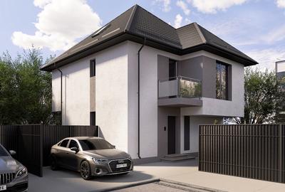 Casa individuala 5 camere in Complex  privat/3 bai / Mansarda/300 mp curte - 1
