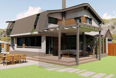 Casa moderna la rosu in Cristian - 1