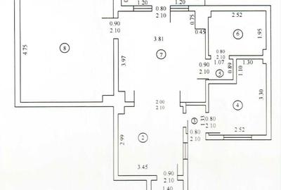 Apartament cu 2 camere semidecomandat în Gara de Nord - 4