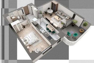 Apartament cu 2 camere decomandat în Galata - 10