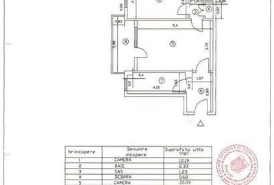 Apartament cu 2 camere semidecomandat, mobilat în Magheru - 6