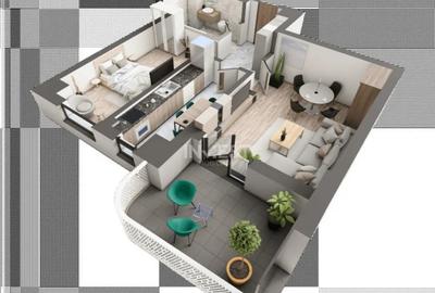 Apartament cu 2 camere decomandat în Alexandru cel Bun - 4